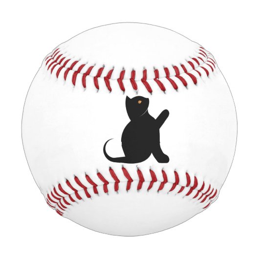 猫ことわざこんにちは 野球ボール (裏面)