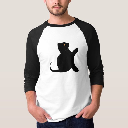 猫ことわざこんにちは Tシャツ (正面)