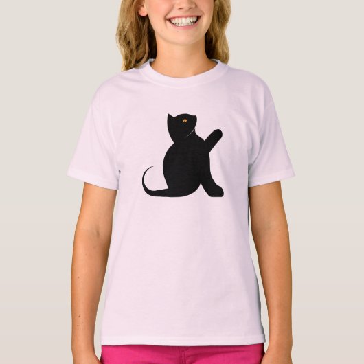 猫ことわざこんにちは Tシャツ (正面)