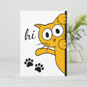 猫ことわざハイハローフラット カード (スタンド正面)