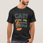 猫ことわざ Tシャツ (正面)