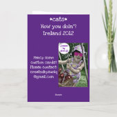 猫さやん カード (裏面)