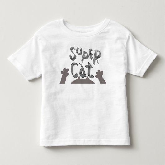 猫すごいベビーシャツ トドラーTシャツ (正面)