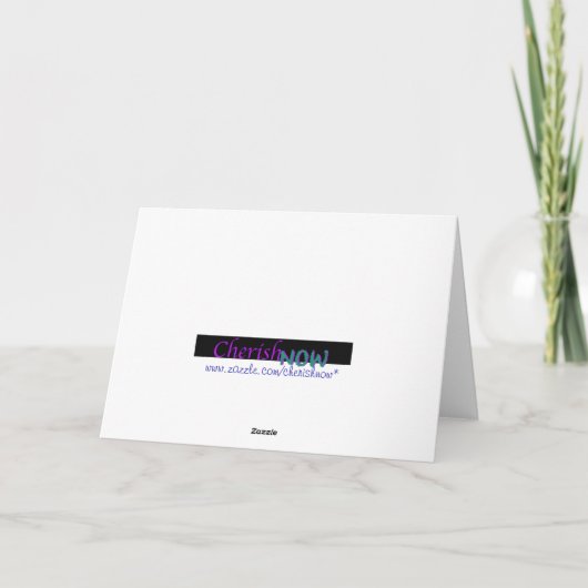 猫たちから来た父の幸せな日 カード (裏面)