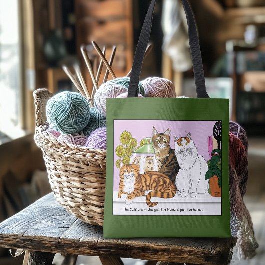 猫たちが担当している トートバッグ