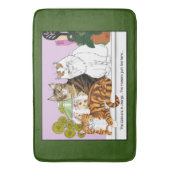 猫たちが担当している バスマット (正面縦)