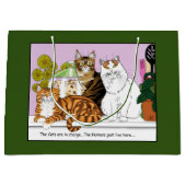 猫たちが担当している ラージペーパーバッグ (正面)