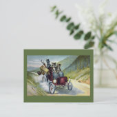 猫たちが猫たちと一緒に過ごす ポストカード (スタンド正面)