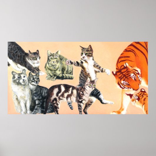 猫たちが遊びに行く ポスター (正面)