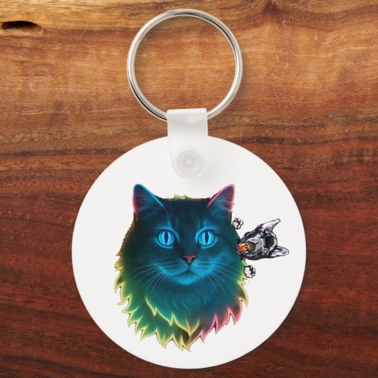 猫たちによるソウル キーホルダー (正面)