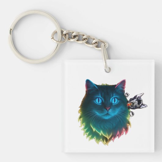 猫たちによるソウル キーホルダー (正面)