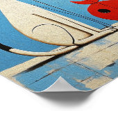 猫たちジョアン・ミロのグラフィックインスパイアー ポスター (角)