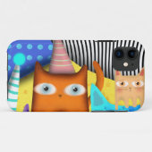 猫たちルピデテキーラ Case-Mate iPhoneケース (裏面(横))