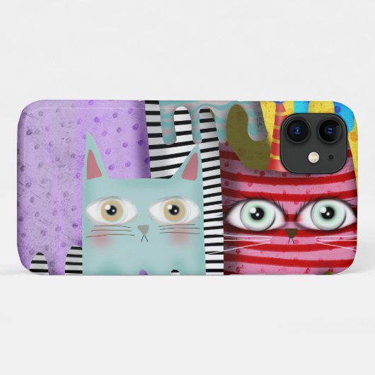 猫たちルピデテキーラ Case-Mate iPhoneケース (裏面(横))
