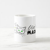猫たち – みんな不機嫌 コーヒーマグカップ (中央)
