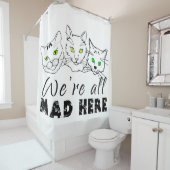 猫たち – みんな不機嫌 シャワーカーテン (インサイチュ)