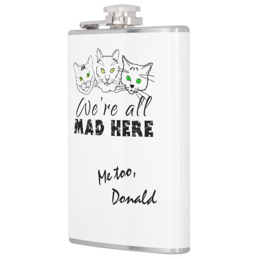 猫たち – みんな不機嫌 フラスク (左)