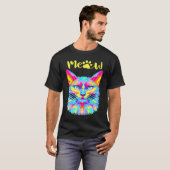 猫だけのための猫の引用 Tシャツ (正面フル)