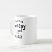 猫だけセラピーはいらない! コーヒーマグカップ (正面左)