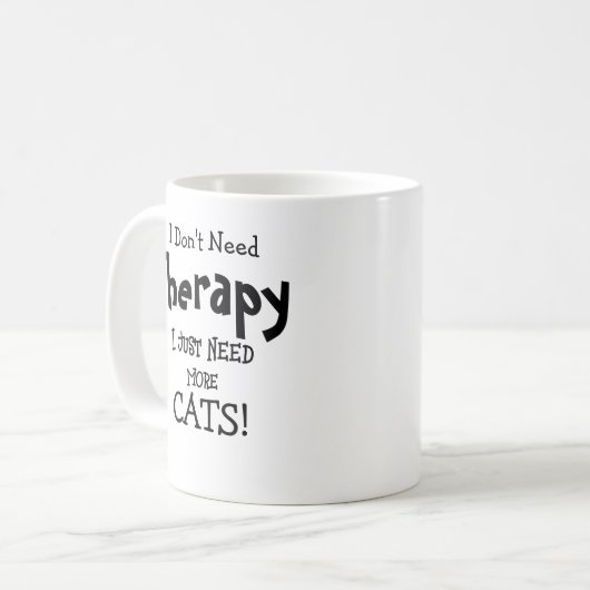 猫だけセラピーはいらない! コーヒーマグカップ (正面左)