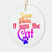 猫だった | 両面 セラミックオーナメント (左)