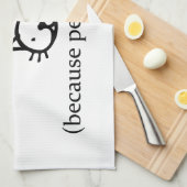 猫だって吸 キッチンタオル (四つ折り)