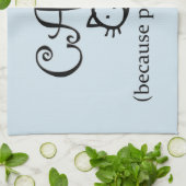 猫だって吸 キッチンタオル (折り畳み)