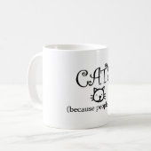 猫だって吸 コーヒーマグカップ (正面左)