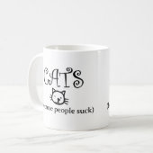 猫だって吸 コーヒーマグカップ (正面左)