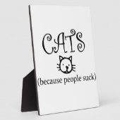 猫だって吸 フォトプラーク (側面)