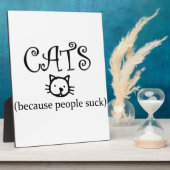 猫だって吸 フォトプラーク (側面)