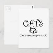 猫だって吸 ポストカード (正面/裏面)