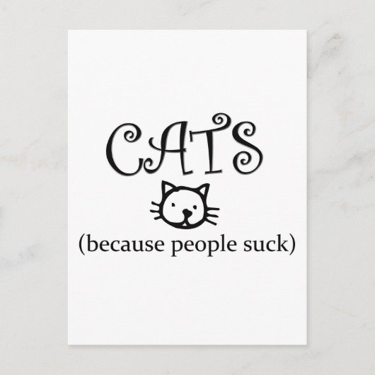 猫だって吸 ポストカード (正面)