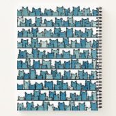 猫ちゃんが私を青にしないノートブック ノートブック (裏面)