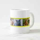 猫ちゃんどこでも ジャンボコーヒーマグカップ (正面右)