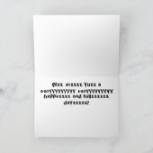 猫ちゃんの感謝祭! シーズンカード (内部)