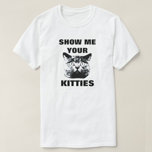 猫ちゃんのTシャツ Tシャツ (デザイン正面)