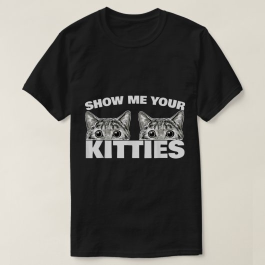 猫ちゃんを表示する猫ちゃんを表示 Tシャツ (デザイン正面)