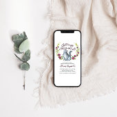 猫ちゃんウェディングシャワー 招待状