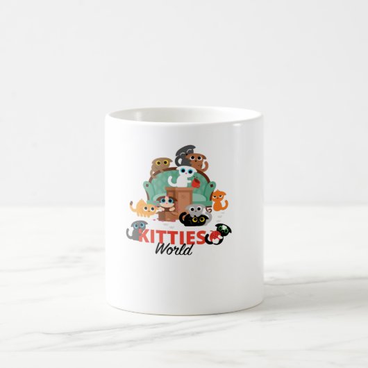 猫ちゃん世界 コーヒーマグカップ (中央)