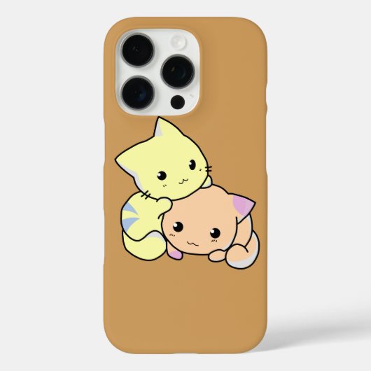 猫ちゃん漫画の猫のかわいい Case-Mate iPhoneケース (裏面)