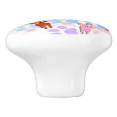 猫ちゃん セラミックノブ (側面)