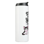 猫ちゃん タンブラー (回転左)