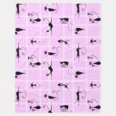 猫ちゃん フリースブランケット (正面)