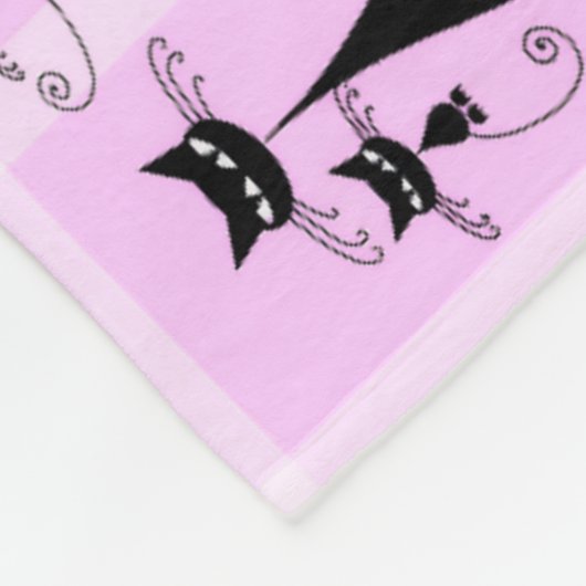 猫ちゃん フリースブランケット (角)