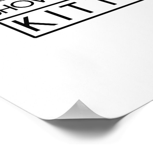 猫ちゃん ポスター (角)