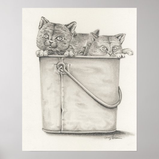 猫ちゃん ポスター (正面)