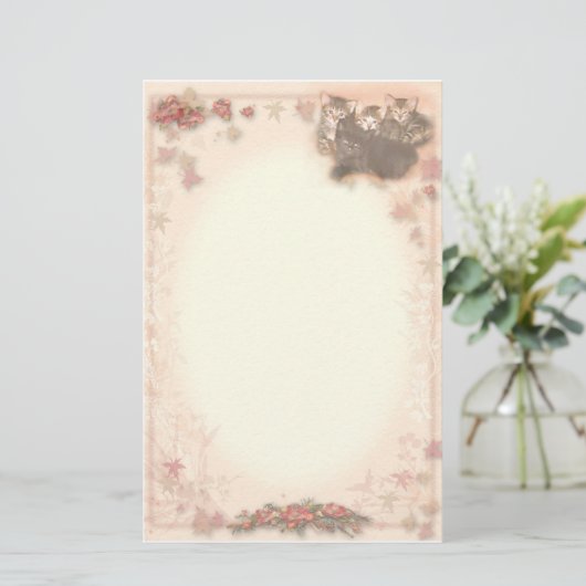 猫ちゃん 便箋 (スタンド正面)