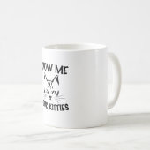 猫ちゃん | 猫好きのデザイン コーヒーマグカップ (正面右)