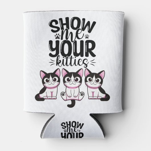 猫ちゃん 缶クーラー (正面)